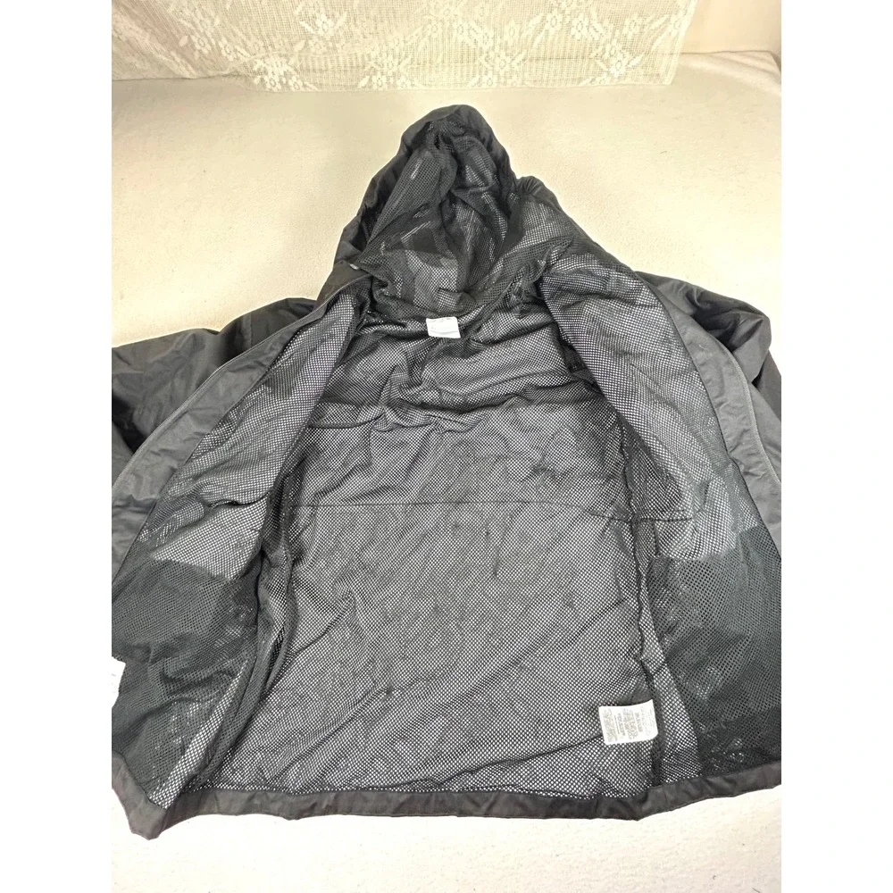Columbia Rain Jacket Kids XL Black Gorpcore
